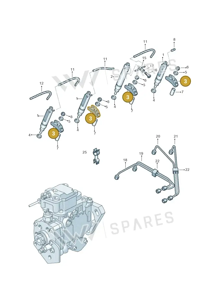 028130206 — Skoda OCTAVIA/COMBI/4X4      01> (2000-) diagram 194130700, position 3
