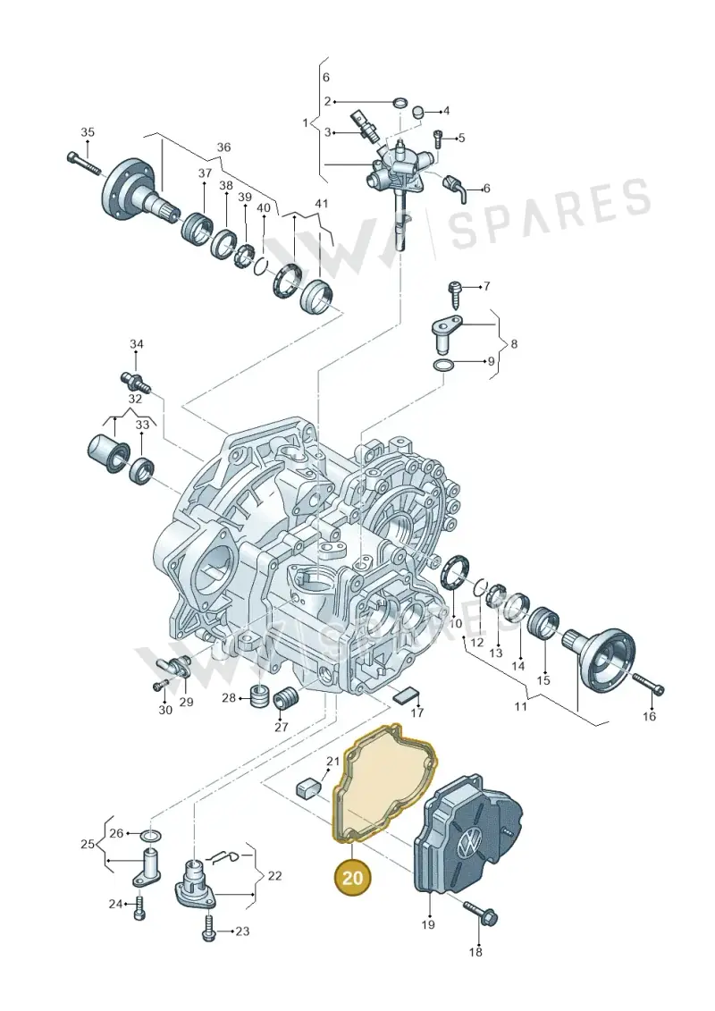 02A301215D — Skoda Kamiq (2019-) diagram 827315020, position 20