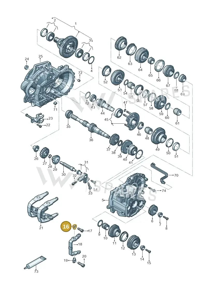 02A301443 — Skoda Kamiq (2019-) diagram 827315030, position 16