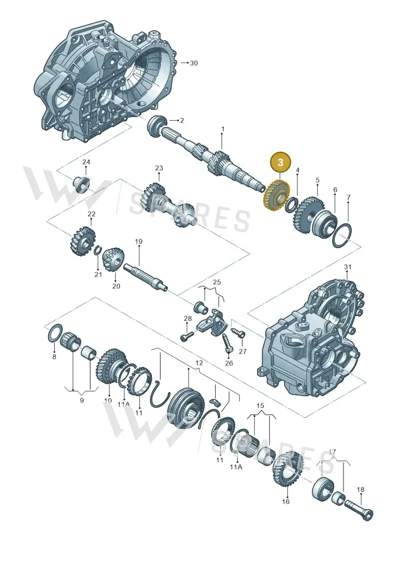 02A311285AJ — Skoda Karoq (2017-2022) diagram 746311310, position 3