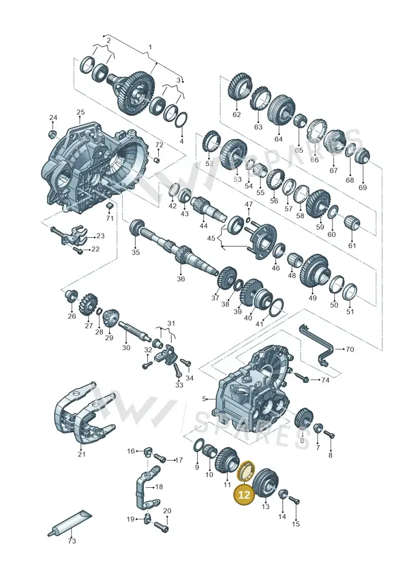 02A311295D — Skoda Kamiq (2019-) diagram 827315030, position 12