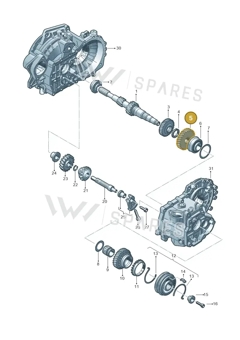 02A311351J — Skoda ROOMSTER               06> (2006-) diagram 201311390, position 5