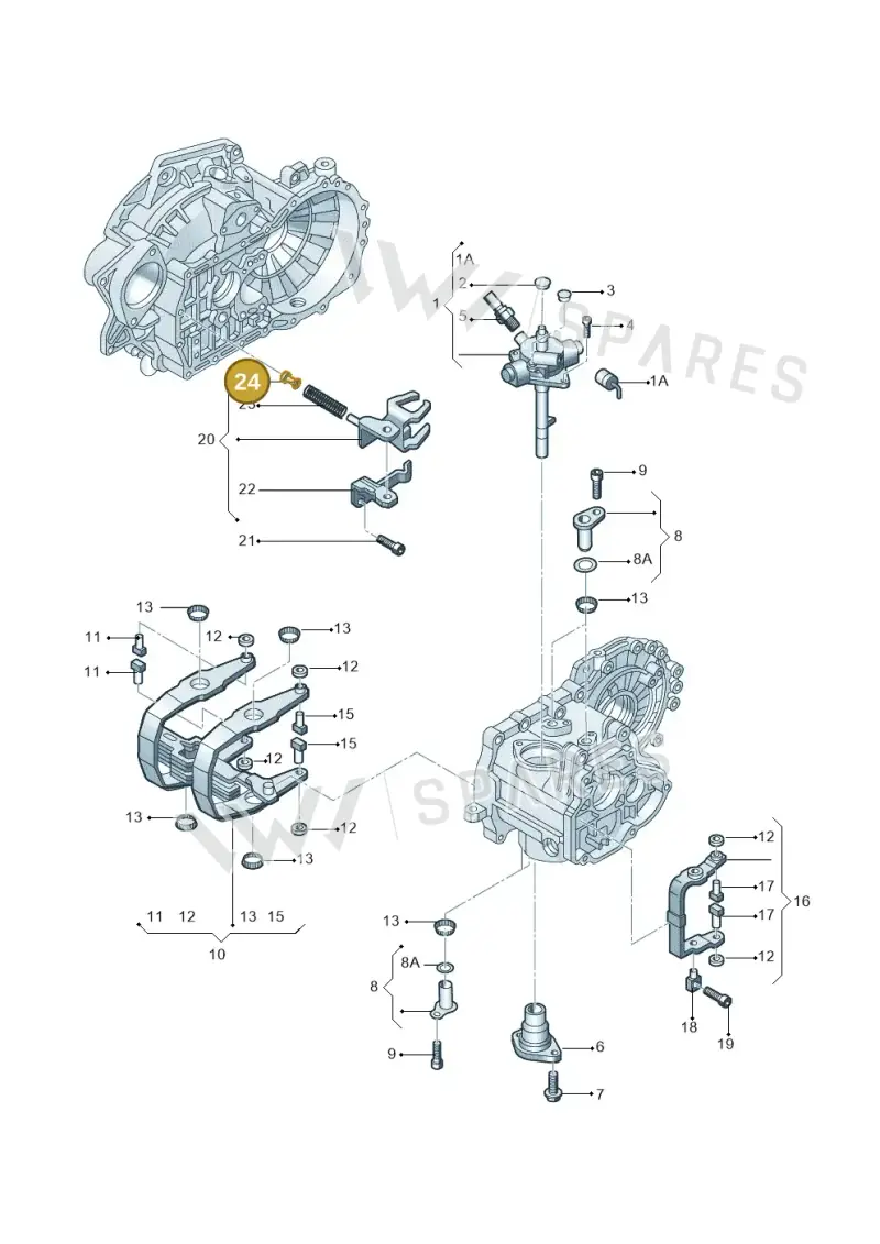 02A311614 — Skoda Yeti (2013-2017) diagram 767311910, position 24