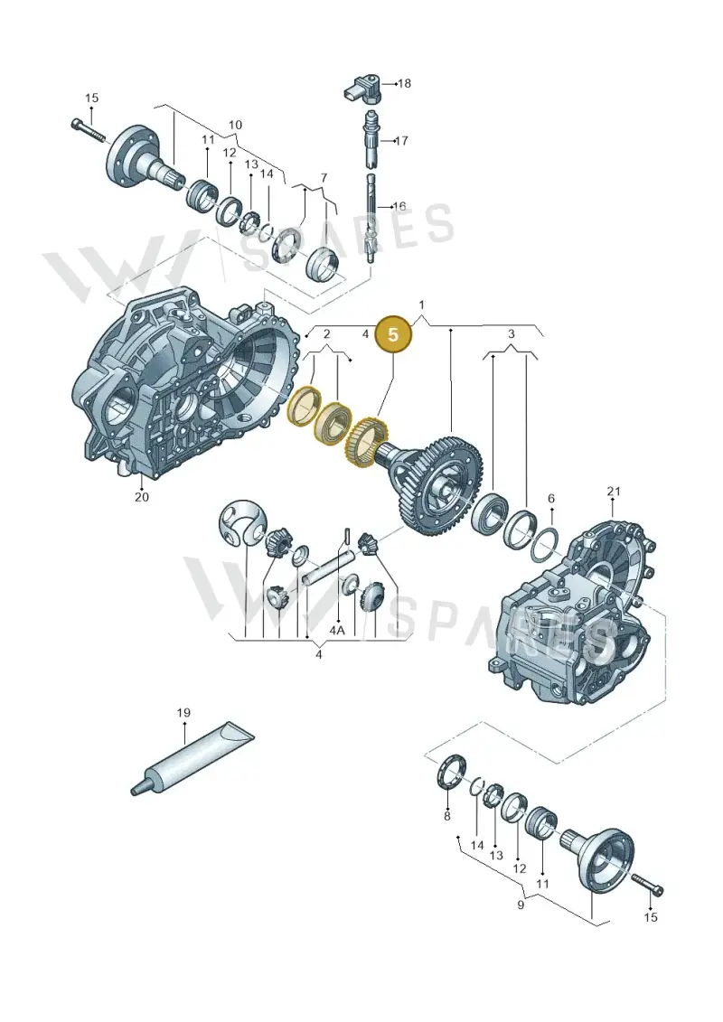 02A409187B — Skoda Rapid (2012-2022) diagram 677409250, position 5