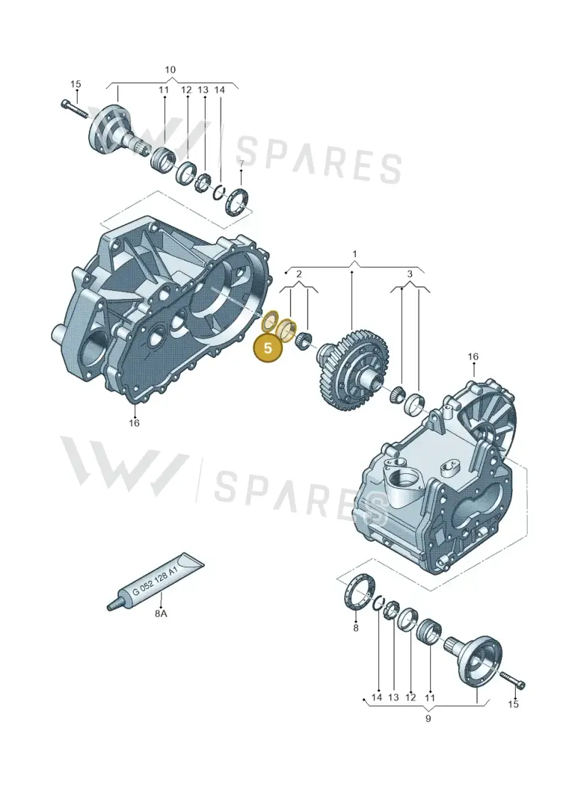 02A409210 — Skoda Yeti (2013-2017) diagram 694409220, position 5