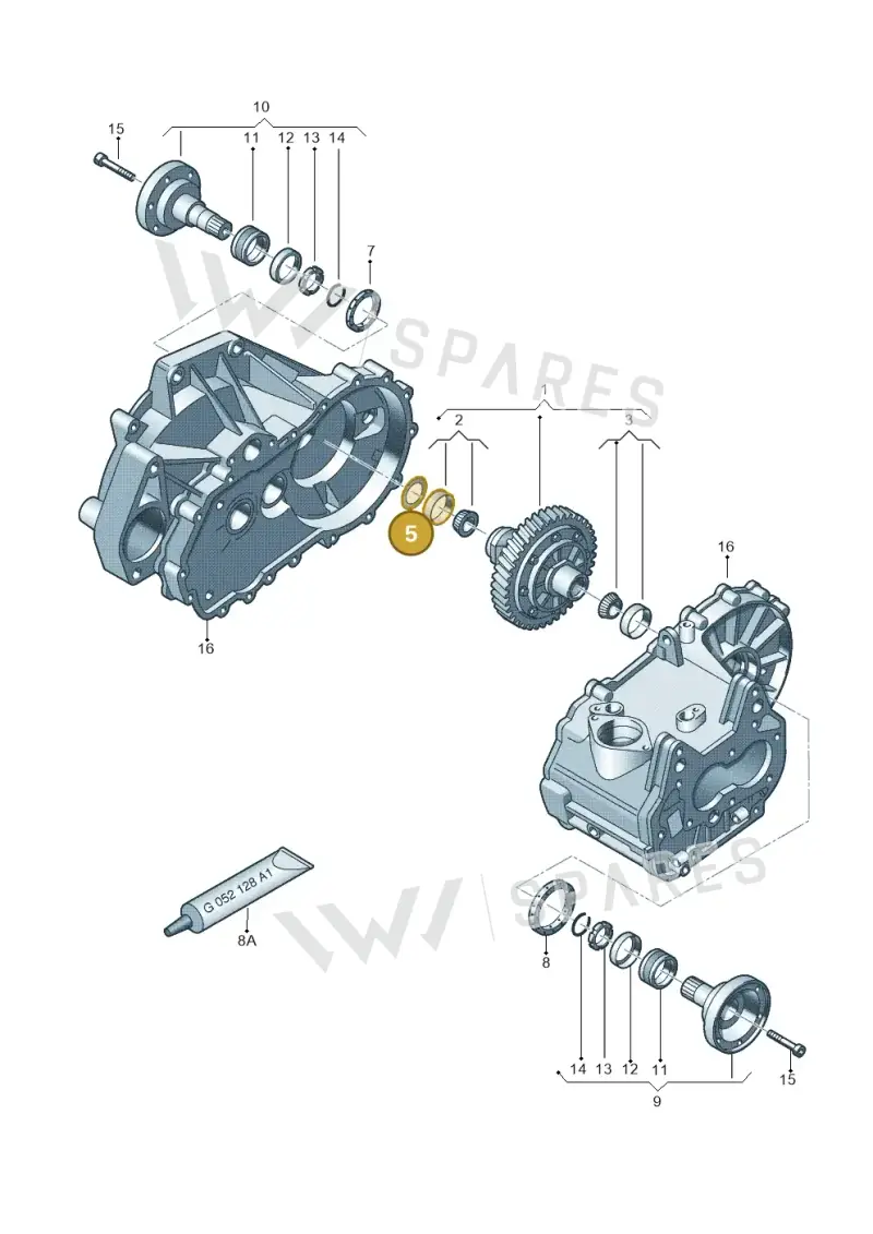 02A409210B — Skoda Yeti (2013-2017) diagram 694409220, position 5