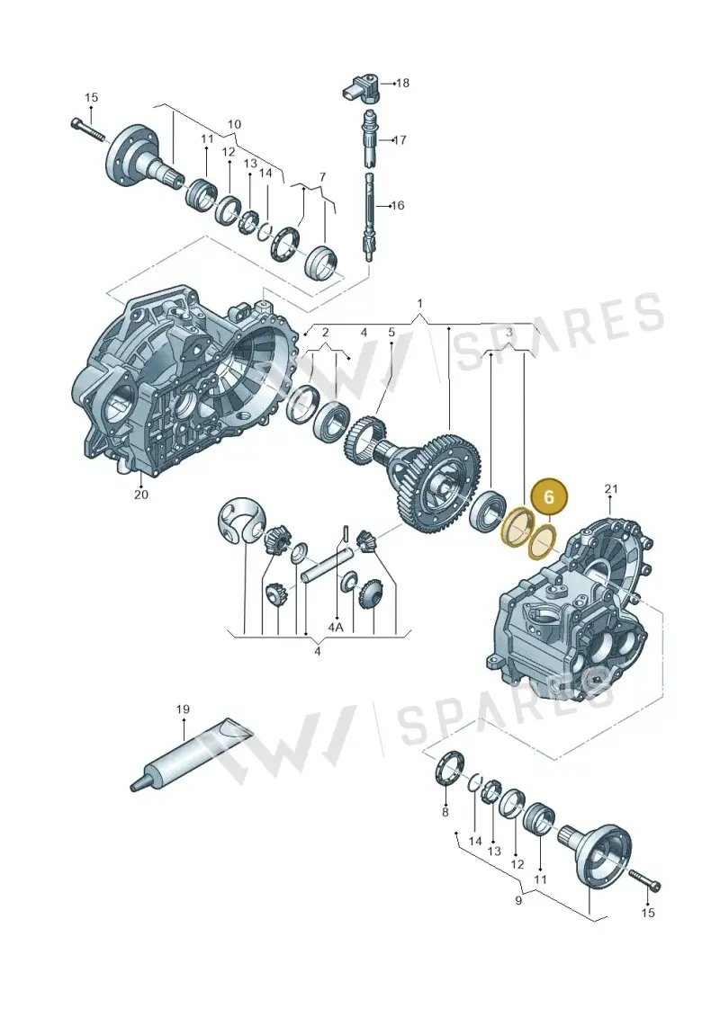 02A409210D — Skoda Rapid (2012-2022) diagram 677409250, position 6
