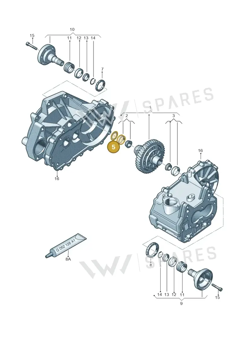 02A409210D — Skoda Yeti (2013-2017) diagram 694409220, position 5
