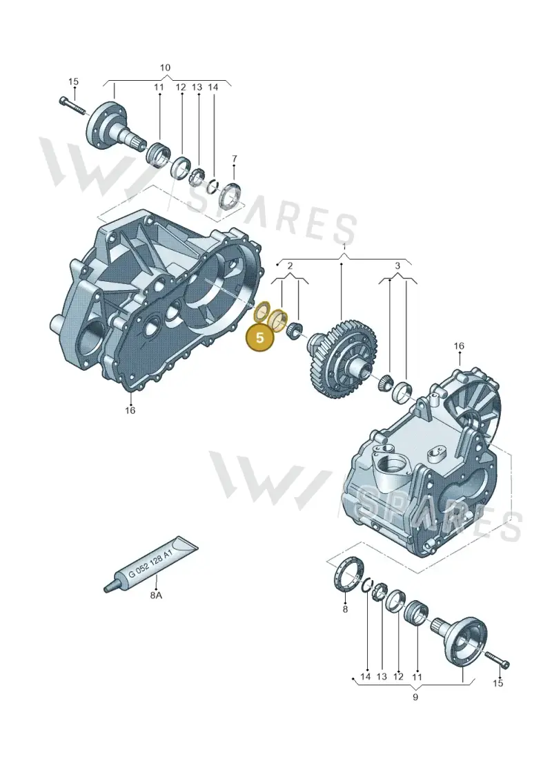 02A409210H — Skoda Yeti (2013-2017) diagram 694409220, position 5