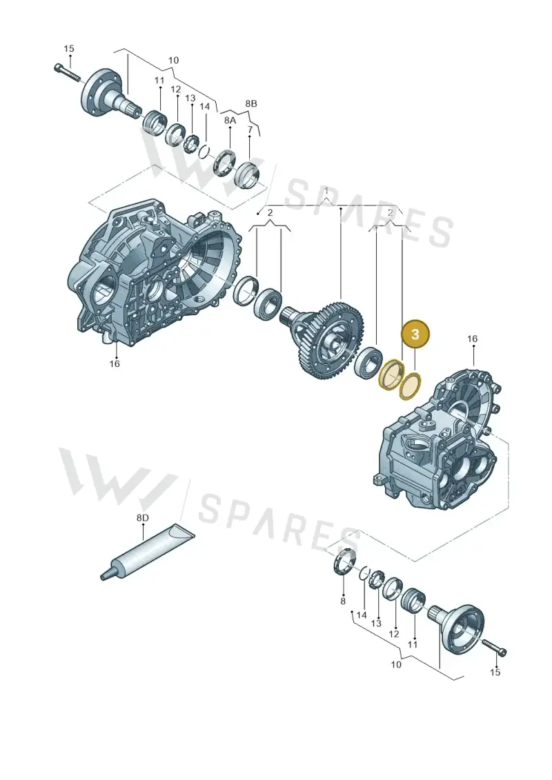 02A409210M — Skoda Yeti (2013-2017) diagram 694409270, position 3