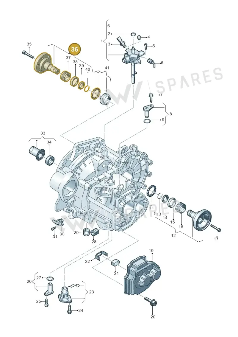 02A409343G — Skoda Kamiq (2019-) diagram 827320020, position 36