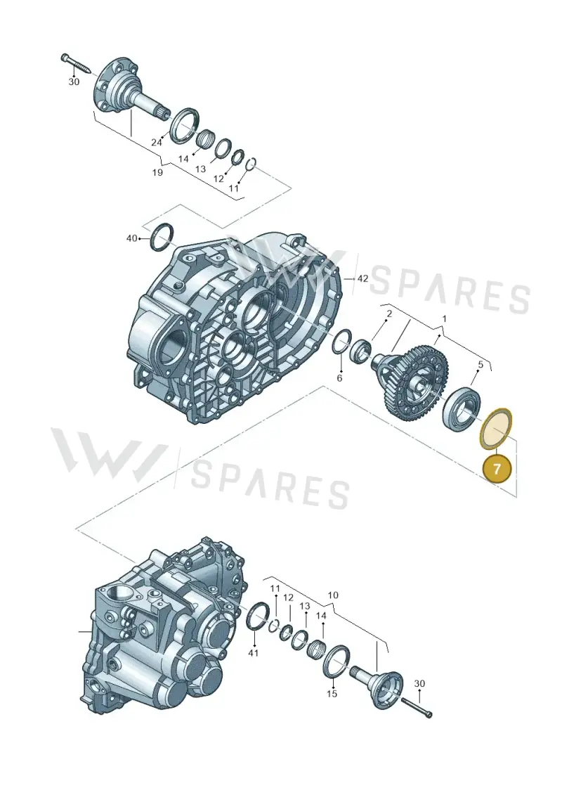 02B409210D — Skoda Yeti (2013-2017) diagram 694409300, position 7