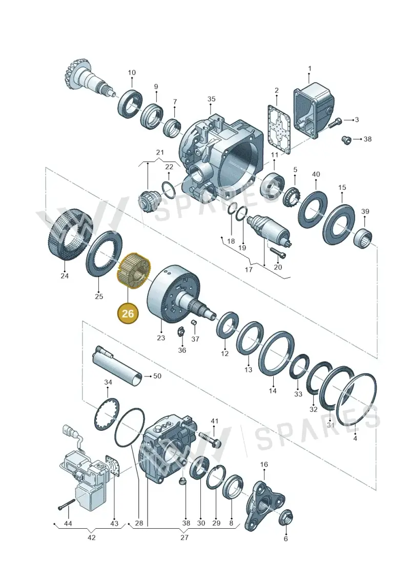 02D525634 — Skoda OCTAVIA/COMBI/4X4      01> (2000-) diagram 194525150, position 26