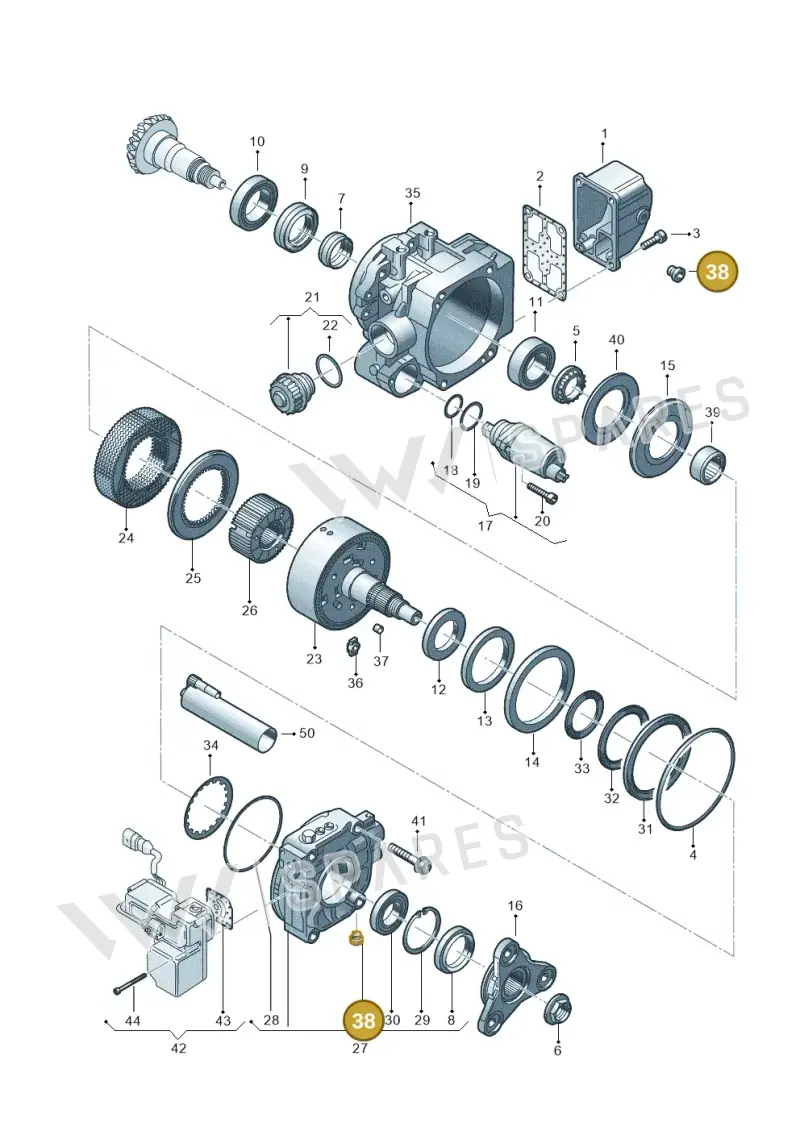 02D525729 — Skoda OCTAVIA/COMBI/4X4      01> (2000-) diagram 194525150, position 38