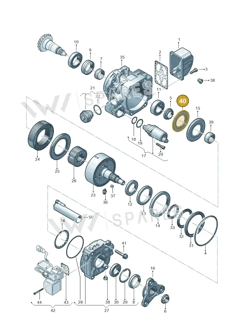 02D525781 — Skoda OCTAVIA/COMBI/4X4      01> (2000-) diagram 194525150, position 40