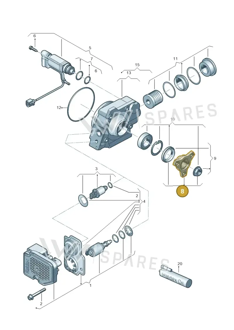 02D598289A — Skoda OCTAVIA/COMBI/4X4      04> (2004-) diagram 420525150, position 8