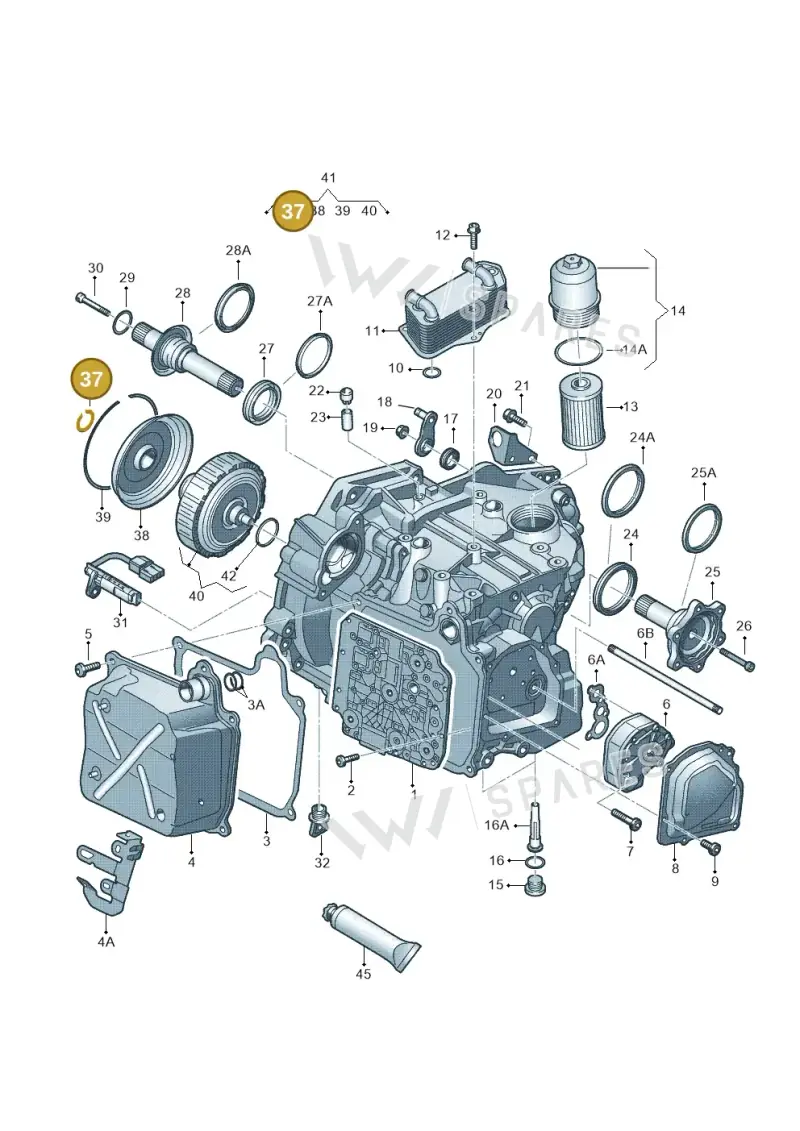 02E311321G — Skoda Yeti (2013-2017) diagram 405321600, position 37