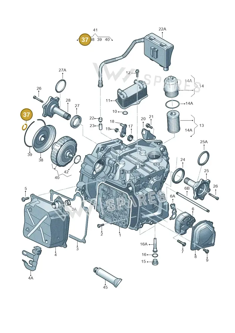 02E311321H — Skoda Octavia (2017-2020) diagram 746321650, position 37
