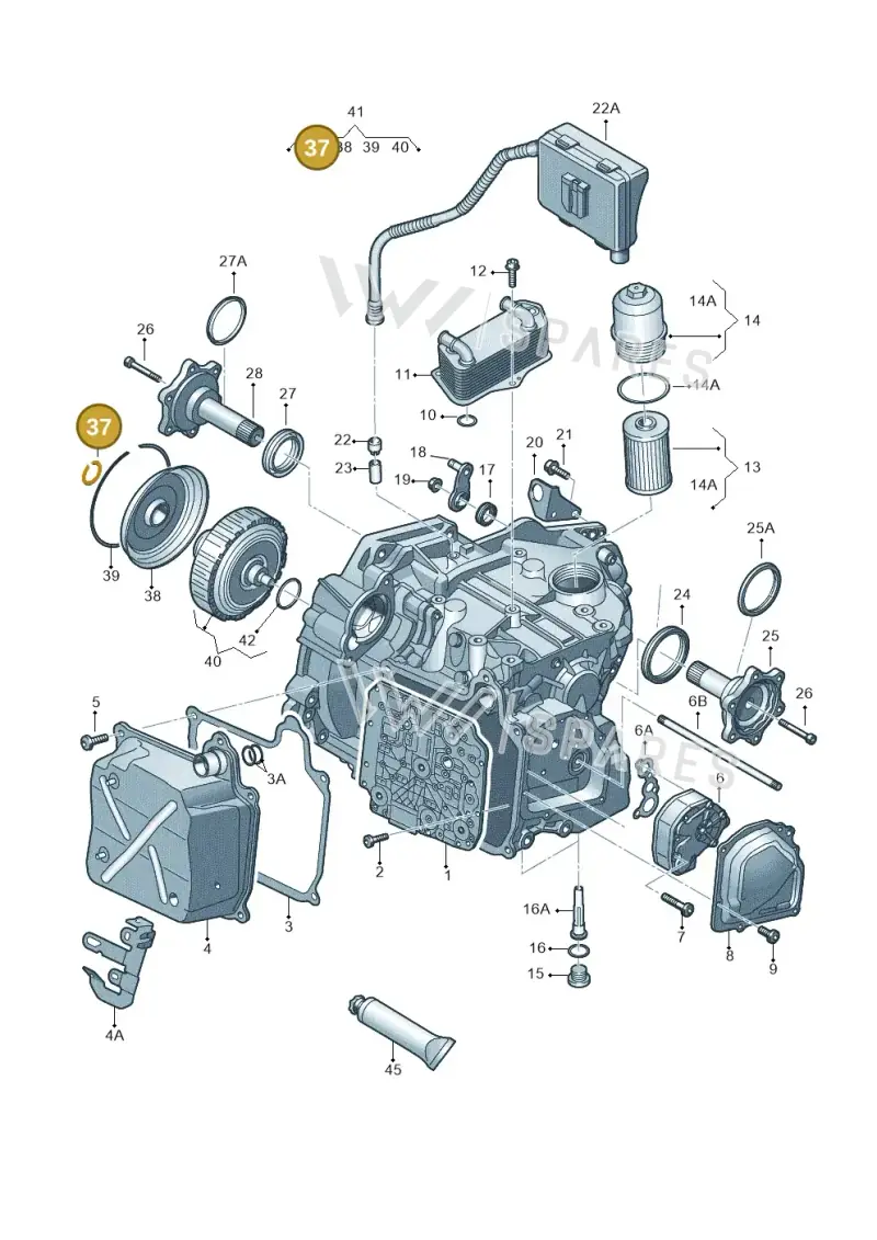 02E311321J — Skoda Octavia (2017-2020) diagram 746321650, position 37