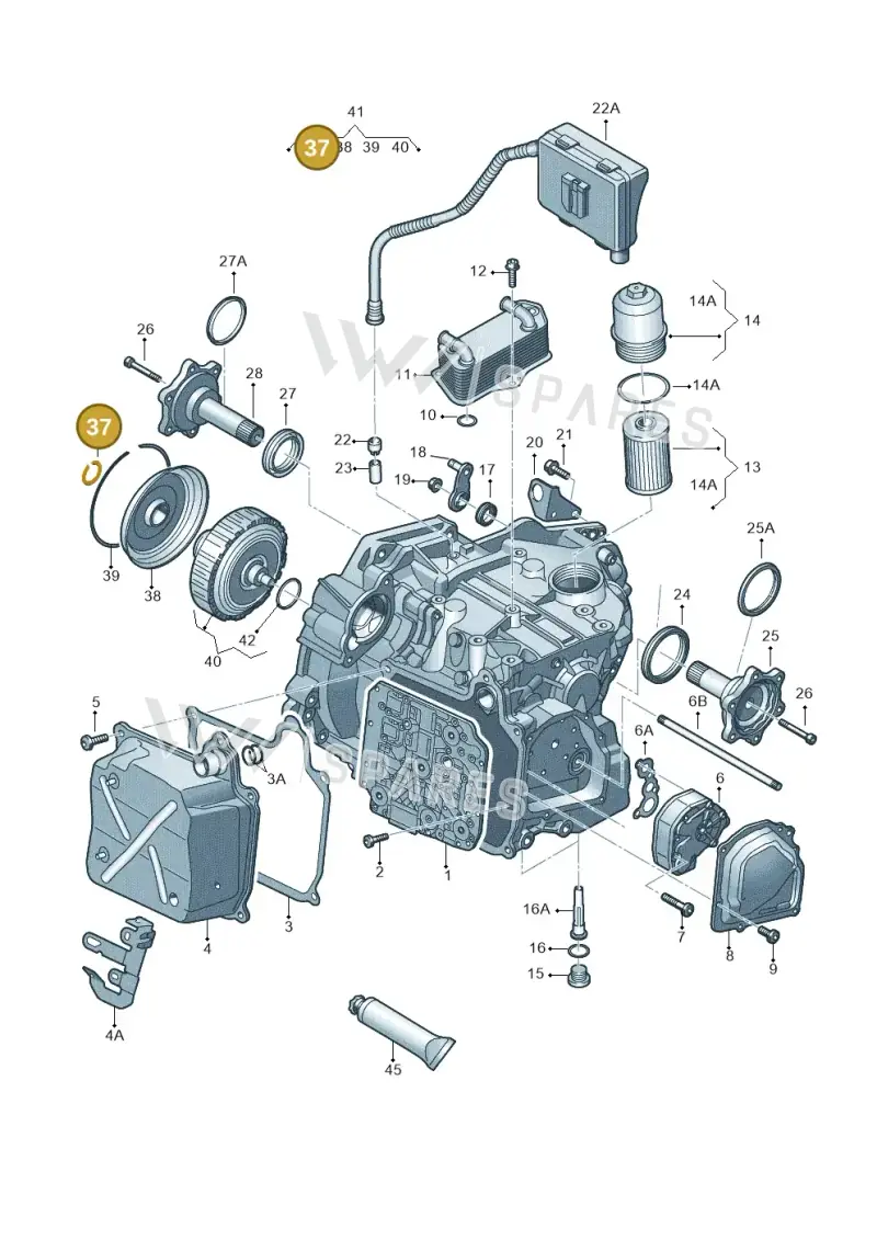 02E311321K — Skoda Octavia (2017-2020) diagram 746321650, position 37