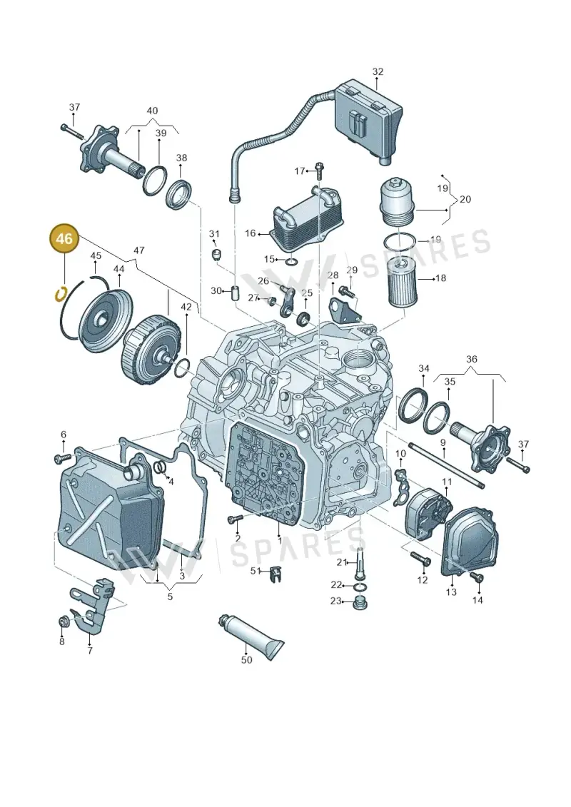 02E311321K — Skoda Kodiaq (2018-2022) diagram 793321660, position 46
