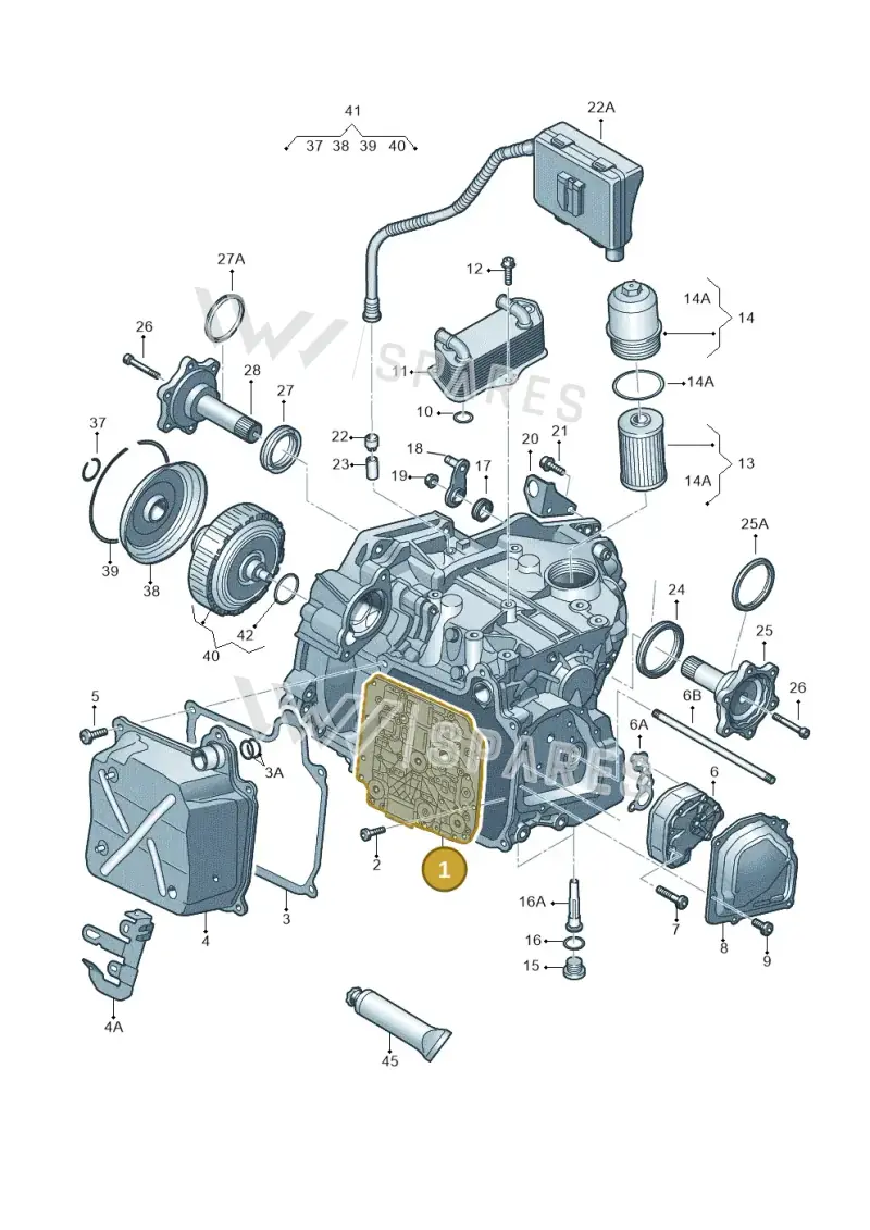 02E325025ASZ4F — Skoda Octavia (2012-2017) diagram 746321650, position 1
