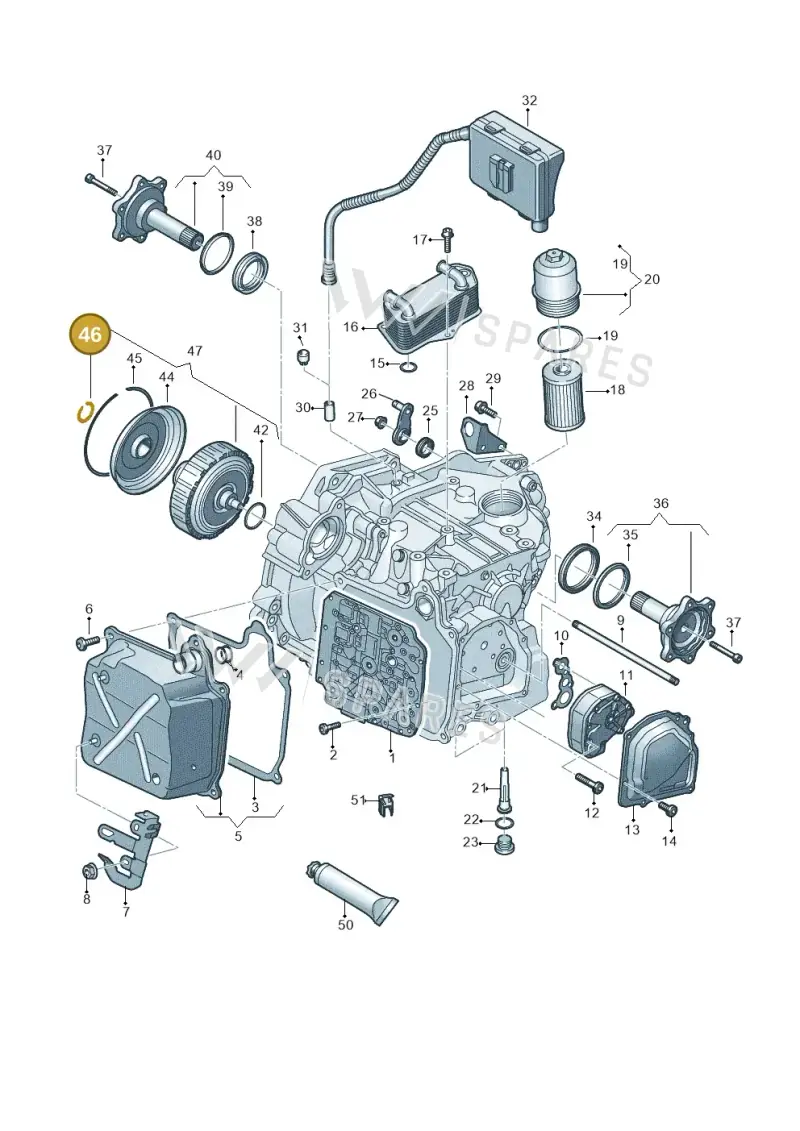 02E398321 — Skoda Kodiaq (2018-2022) diagram 793321660, position 46