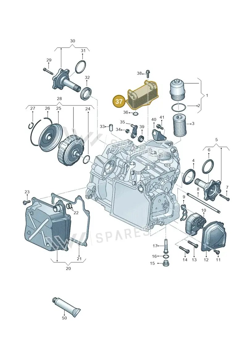 02E409061D — Skoda Kodiaq (2018-2022) diagram 827355050, position 37