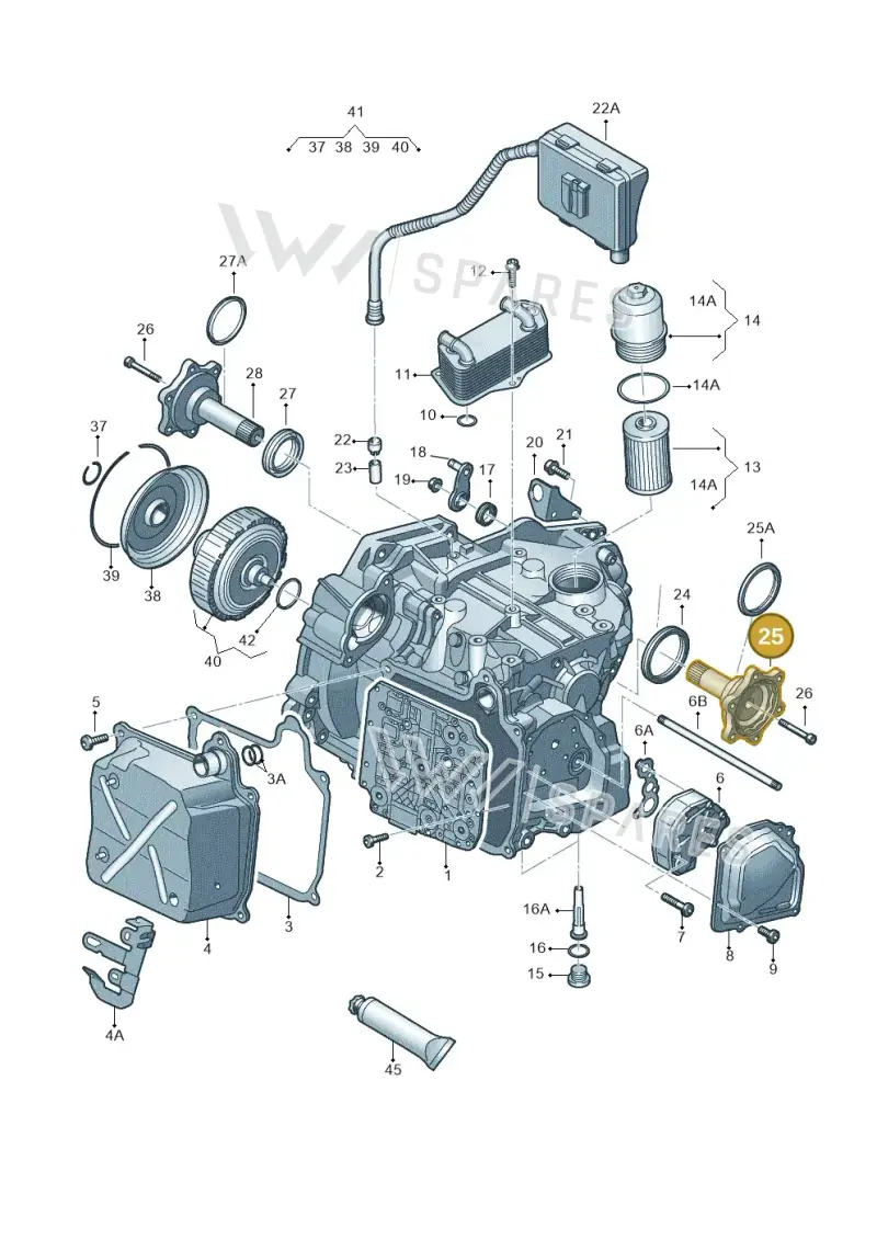02E409343C — Skoda Octavia (2017-2020) diagram 746321650, position 25
