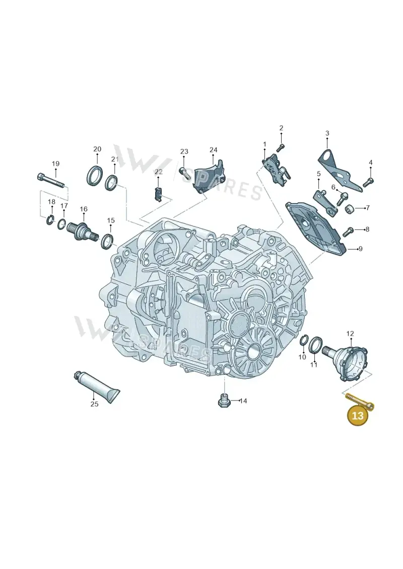 02E409359 — Skoda Superb Combi (2023-) diagram 827345110, position 13