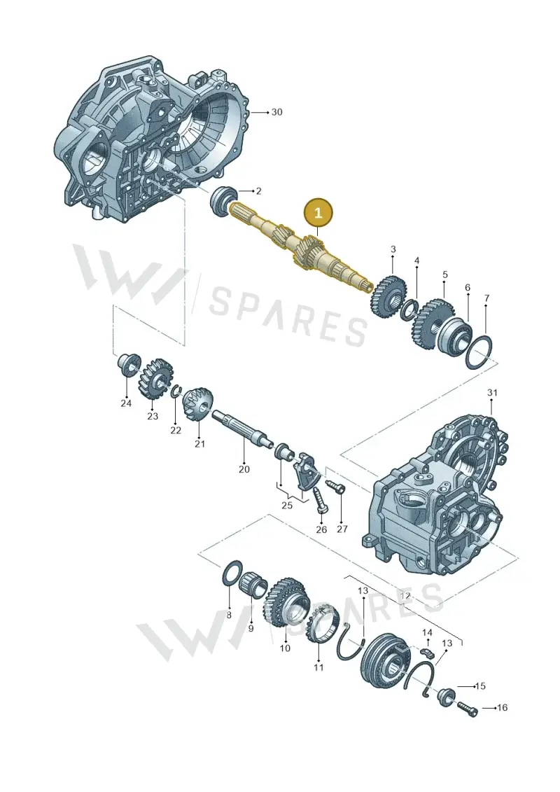 02J311103C — Skoda Rapid (2012-2022) diagram 201311390, position 1