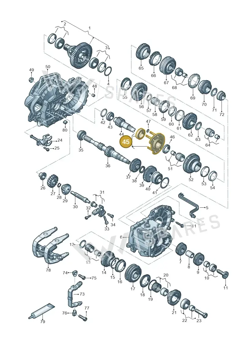 02J311206B — Skoda Kamiq (2019-) diagram 827320030, position 45