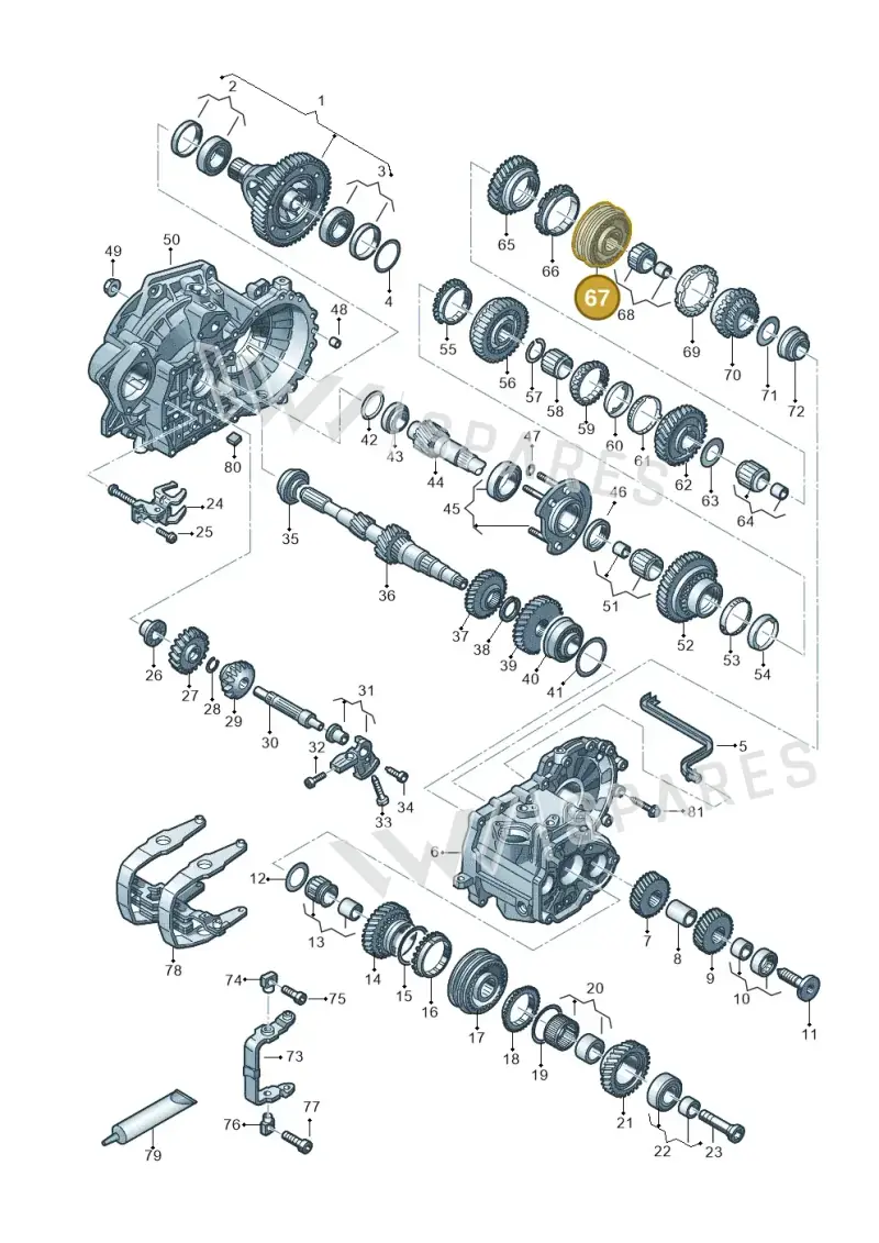 02J311301N — Skoda Kamiq (2019-) diagram 827320030, position 67