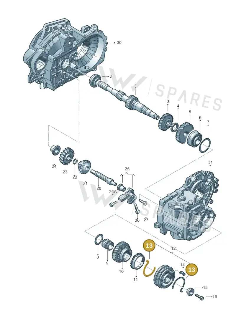 02J311336B — Skoda Octavia (2017-2020) diagram 420311390, position 13