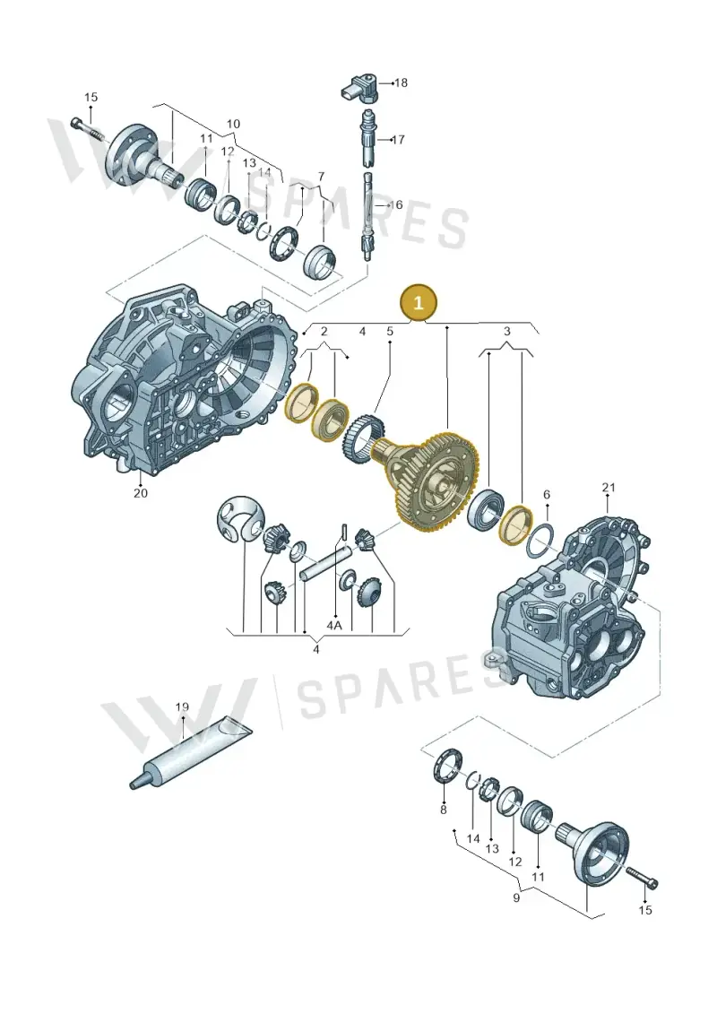 02J409021BF — Skoda Rapid (2012-2022) diagram 677409250, position 1
