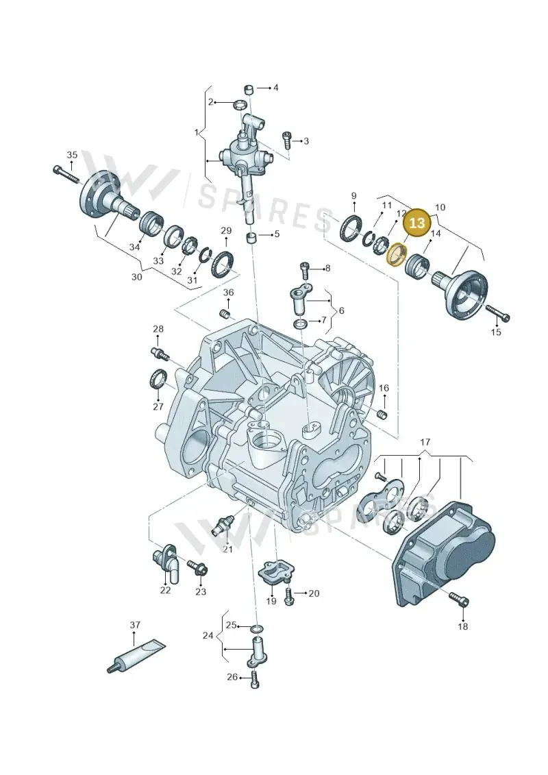 02J409378 — Skoda Fabia (2021-) diagram 827310020, position 13