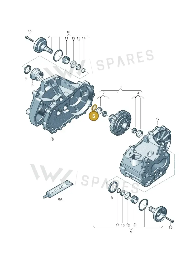 02K409210E — Skoda Rapid (2012-2022) diagram 794409130, position 5