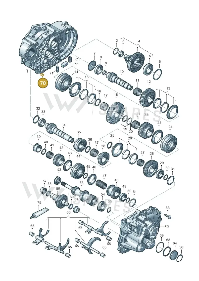 02M301153A — Skoda Kodiaq (2018-2022) diagram 813300552, position 70