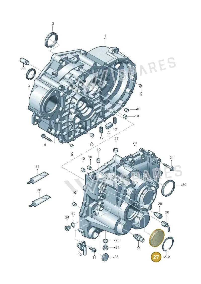 02M301211D — Skoda Kodiaq (2018-2022) diagram 868301450, position 27
