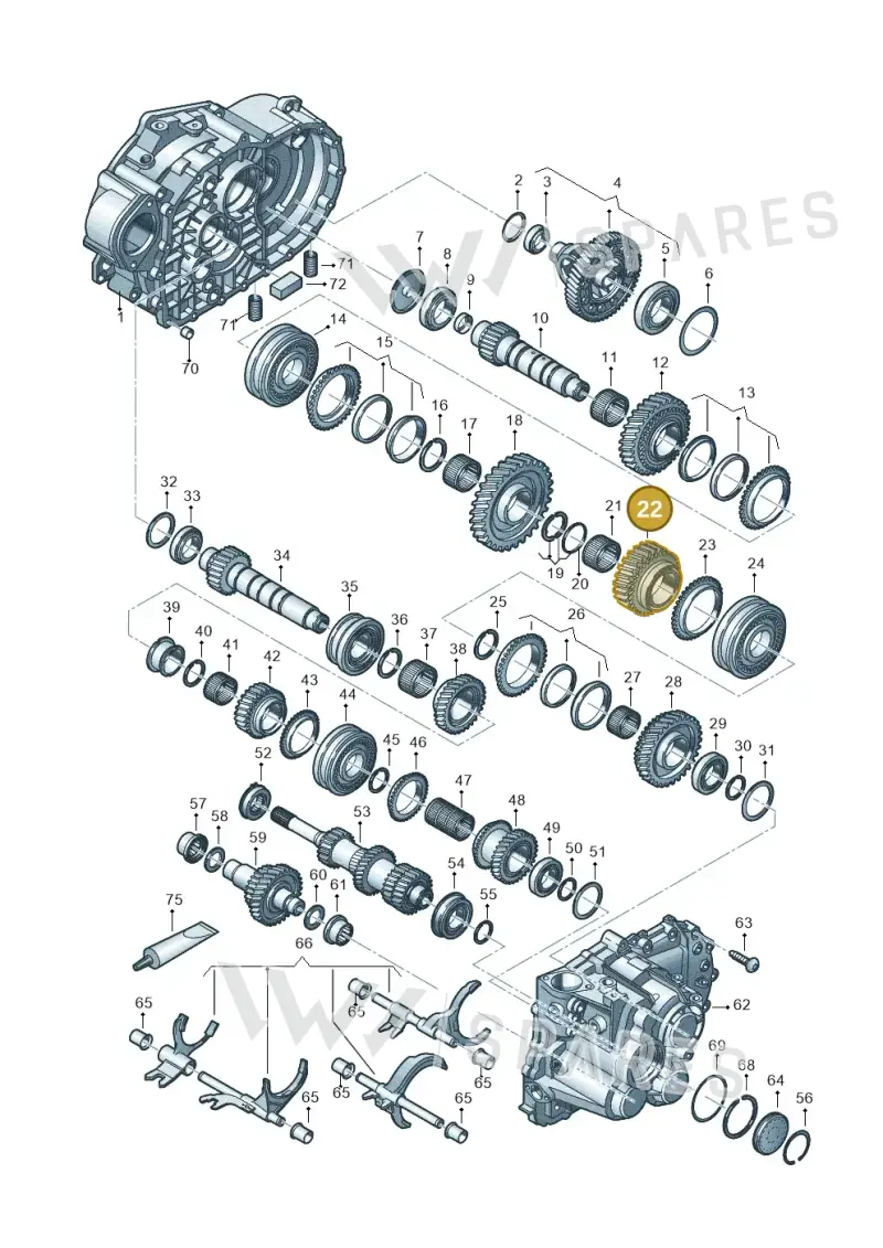 02M311145BG — Skoda Karoq (2017-2022) diagram 813300552, position 22