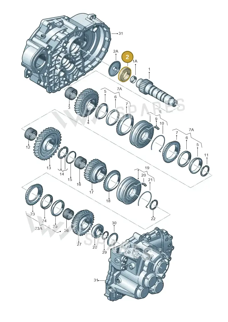 02M311220 — Skoda Yeti (2013-2017) diagram 649311430, position 2