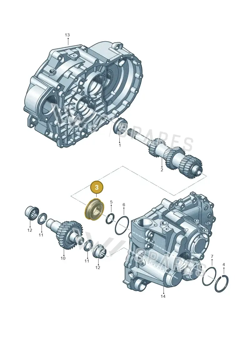 02M311235L — Skoda Octavia (2019-2024) diagram 694311420, position 3