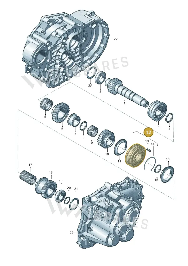 02M311241D — Skoda Yeti (2013-2017) diagram 194311590, position 12