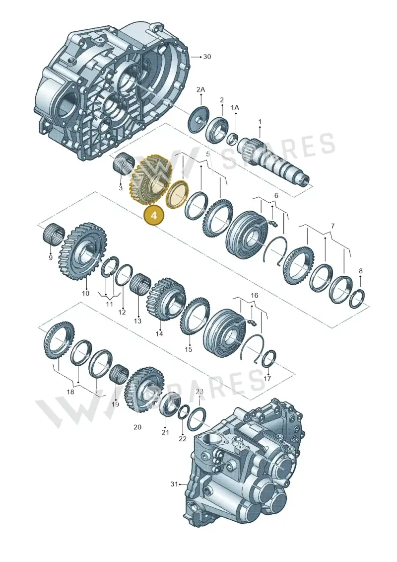 02M311261AE — Skoda Octavia (2019-2024) diagram 694311430, position 4