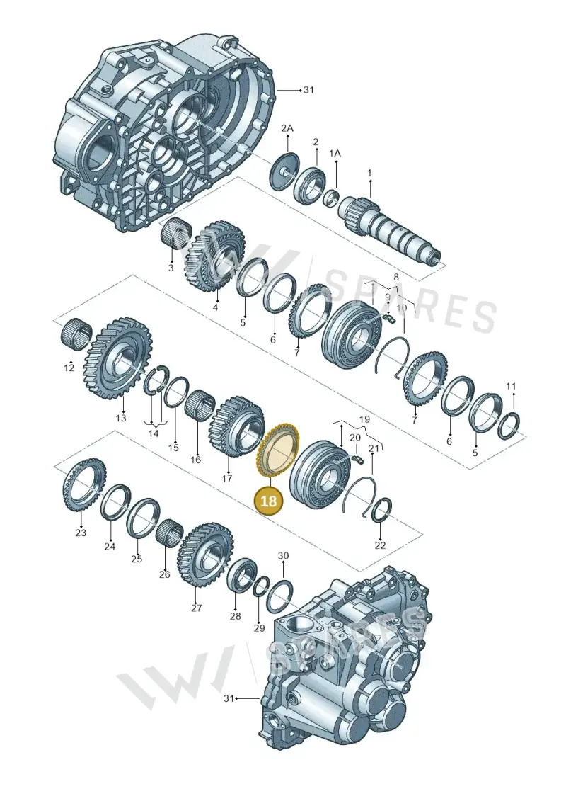 02M311269H — Skoda Superb (2013-2015) diagram 194311580, position 18