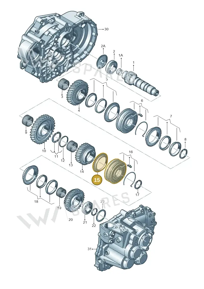 02M311269H — Skoda Yeti (2013-2017) diagram 694311430, position 15