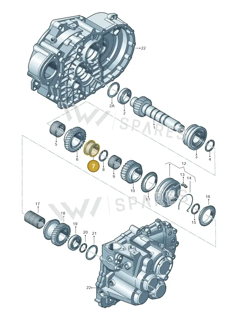 02M311470A — Skoda Yeti (2013-2017) diagram 194311590, position 7