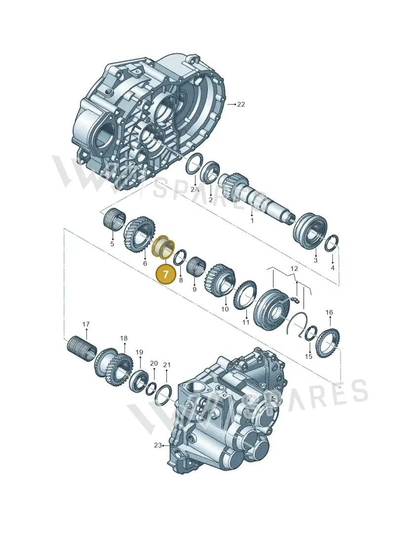 02M311470A — Skoda Kodiaq (2018-2022) diagram 694311440, position 7