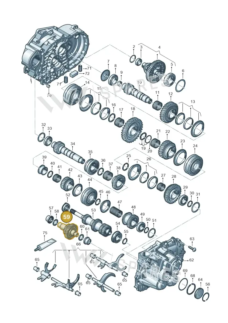 02M311509R — Skoda Octavia (2019-2024) diagram 813300552, position 59