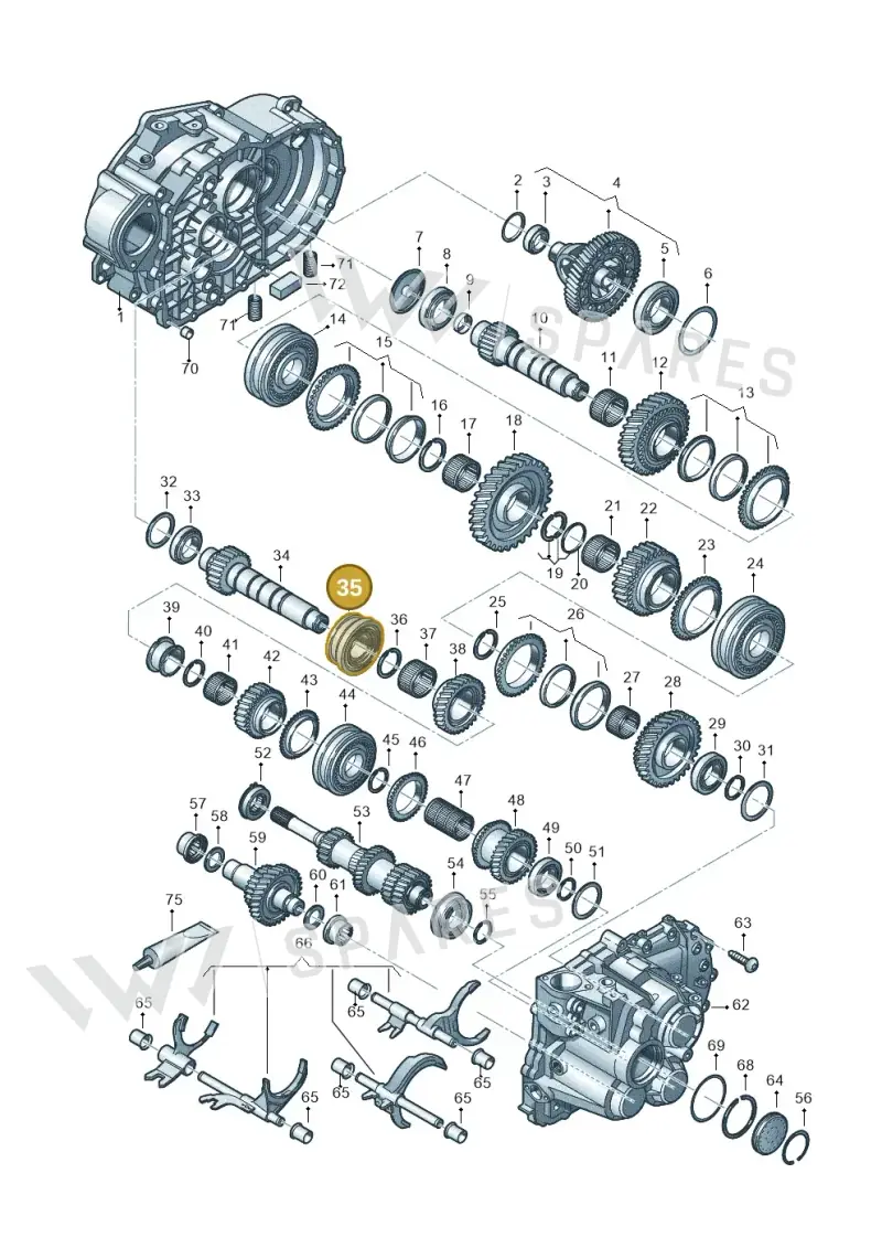 02M311759E — Skoda Octavia (2019-2024) diagram 813300552, position 35